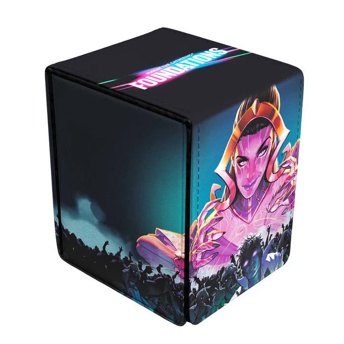 Caja para 100 cartas Alcove Flip Liliana (Foundations) de Ultra Pro