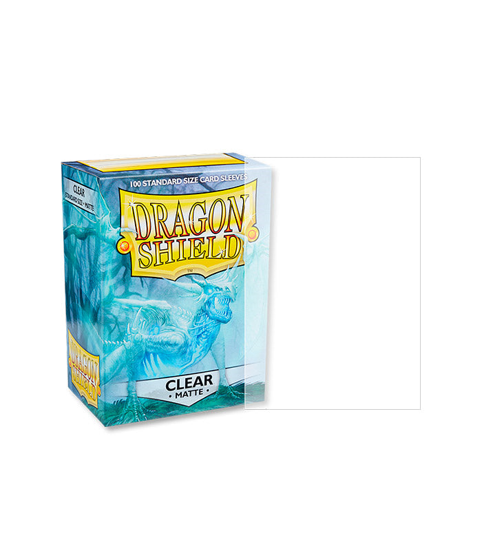 100 Fundas Matte Clear de Dragon Shield